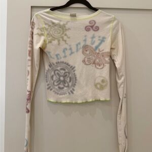 Urban Outfitters Pastel Swirl Tee